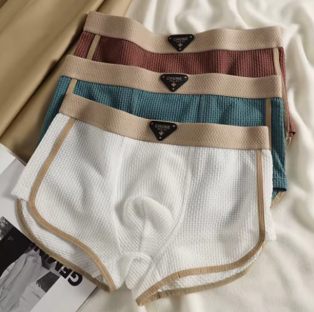 Boxer da Uomo in Cotone a Nido dβApe β Confezione da 3 Pezzi π©²