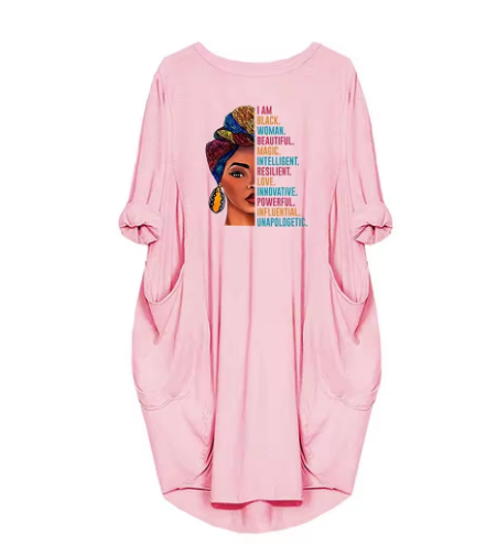 ✨ Abito/T-shirt oversize con stampa artistica ✨