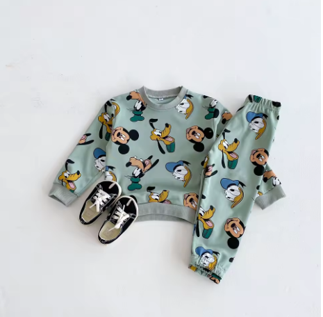 Completo bimbo/bimba Disney – 2 pezzi 🎉👶