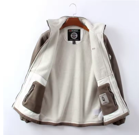 Giacca Uomo – Stile Outdoor Casual con Interno in Pile