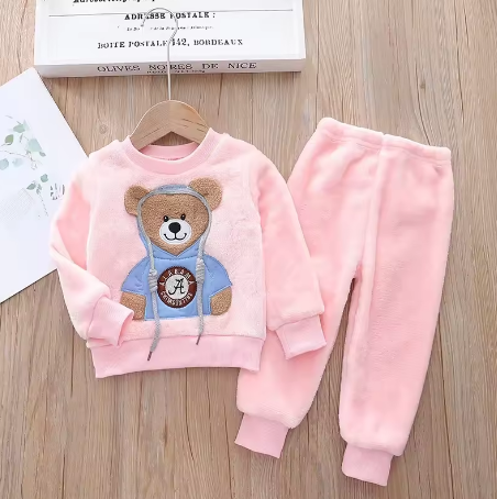 Tuta invernale per bambini in morbido pile