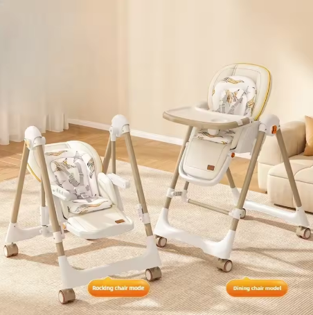 Seggiolone 2 in 1 con Dondolo – Cresce con il tuo bambino (0-6 anni)