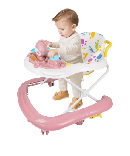 Girello Multifunzione per Bambini con Giochi e Maniglione