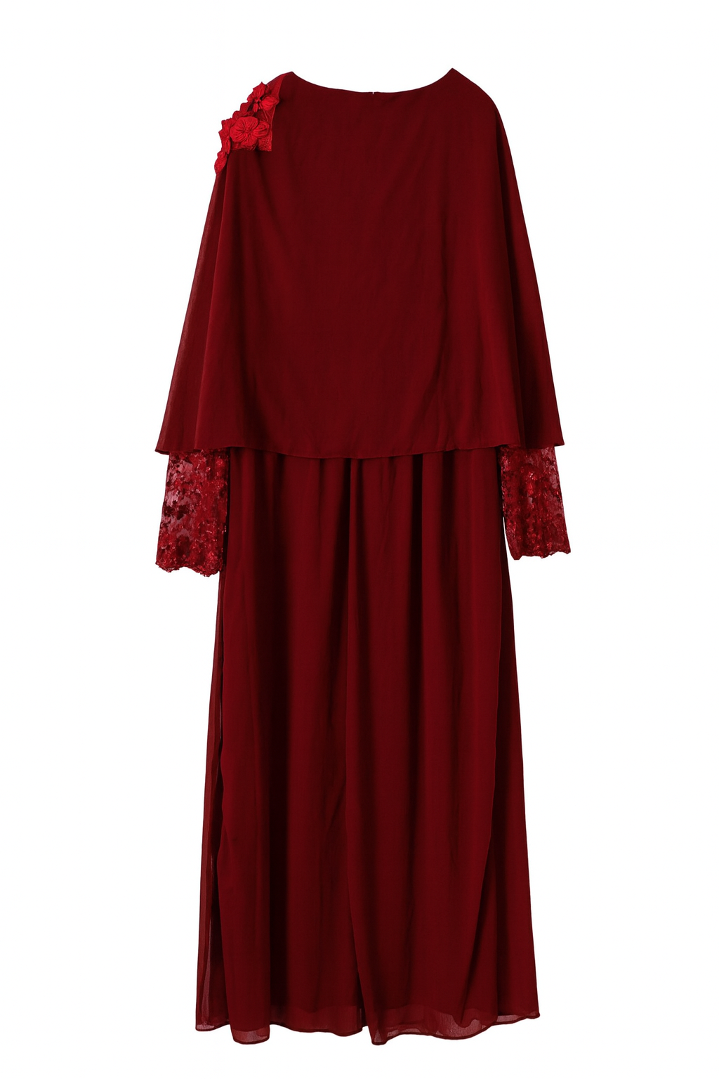 🌹 Abito elegante lungo bordeaux 🌹