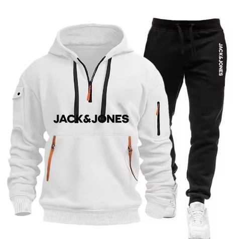 Completo sportivo uomo 2 pezzi (felpa + pantaloni) Jack & Jones