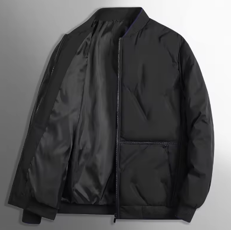 🧥 Giacca Bomber Uomo in Piuma d’Oca – Elegante, Calda e Versatile