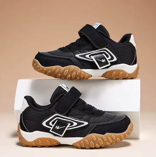 👟⚡ Sneakers sportive bambino – nere con suola antiscivolo ⚡👟