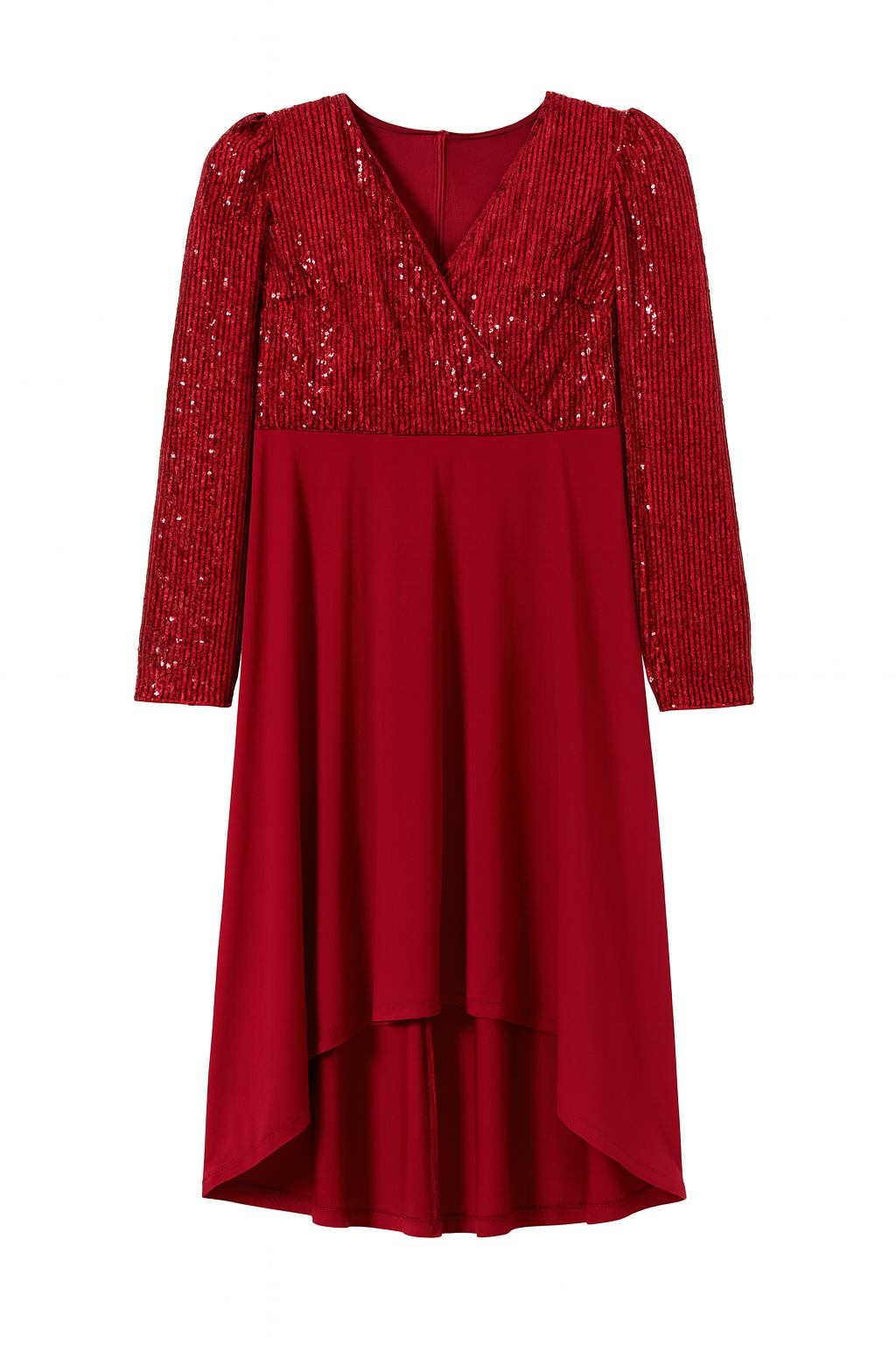 ✨ Abito rosso elegante con paillettes ✨