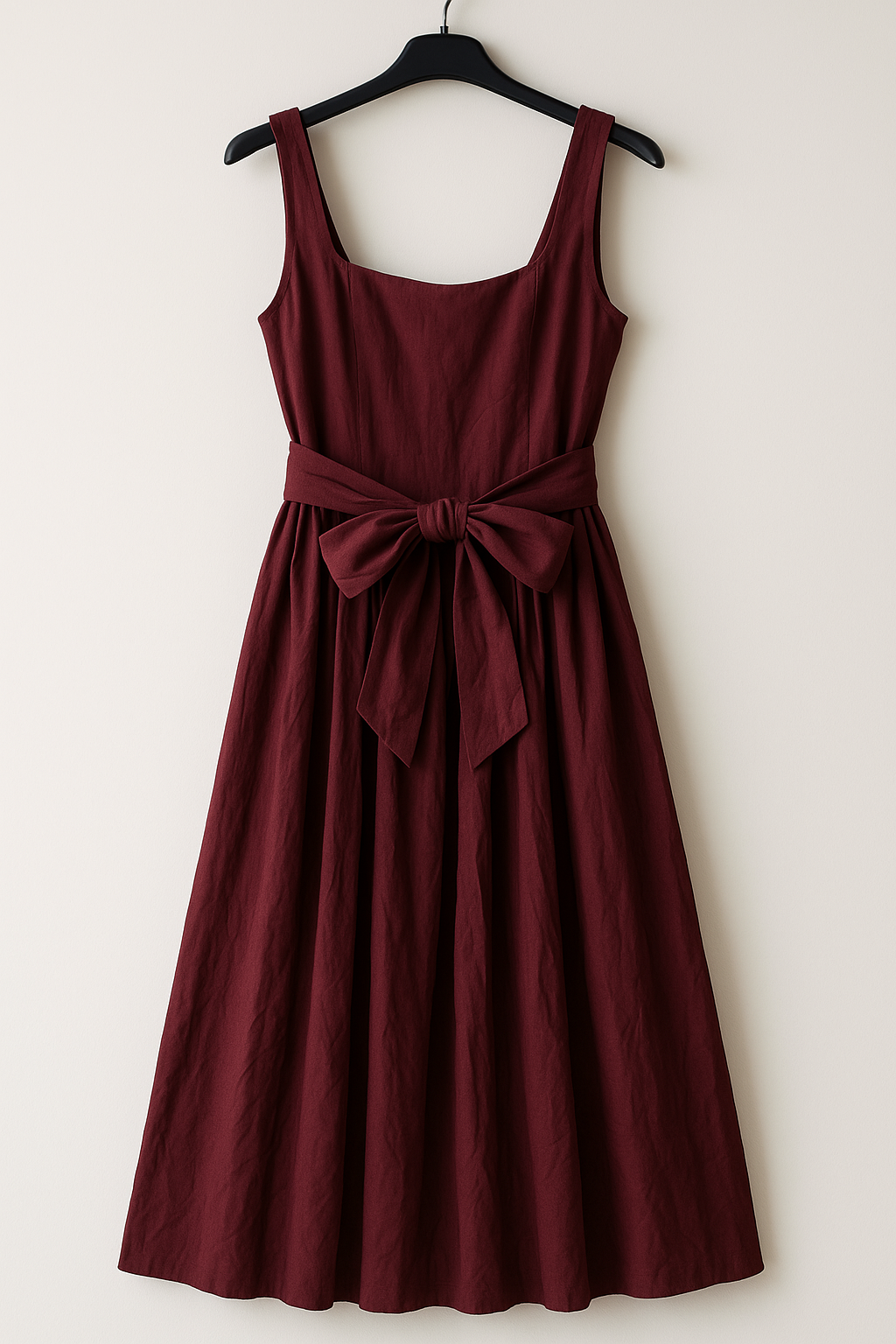 🌸 Abito lungo bordeaux elegante e versatile 🌸