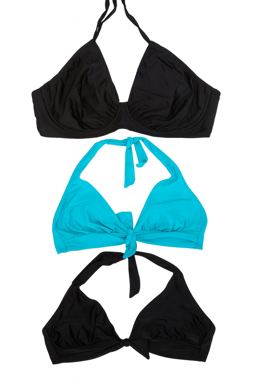 Lotto 3 reggiseni bikini donna
