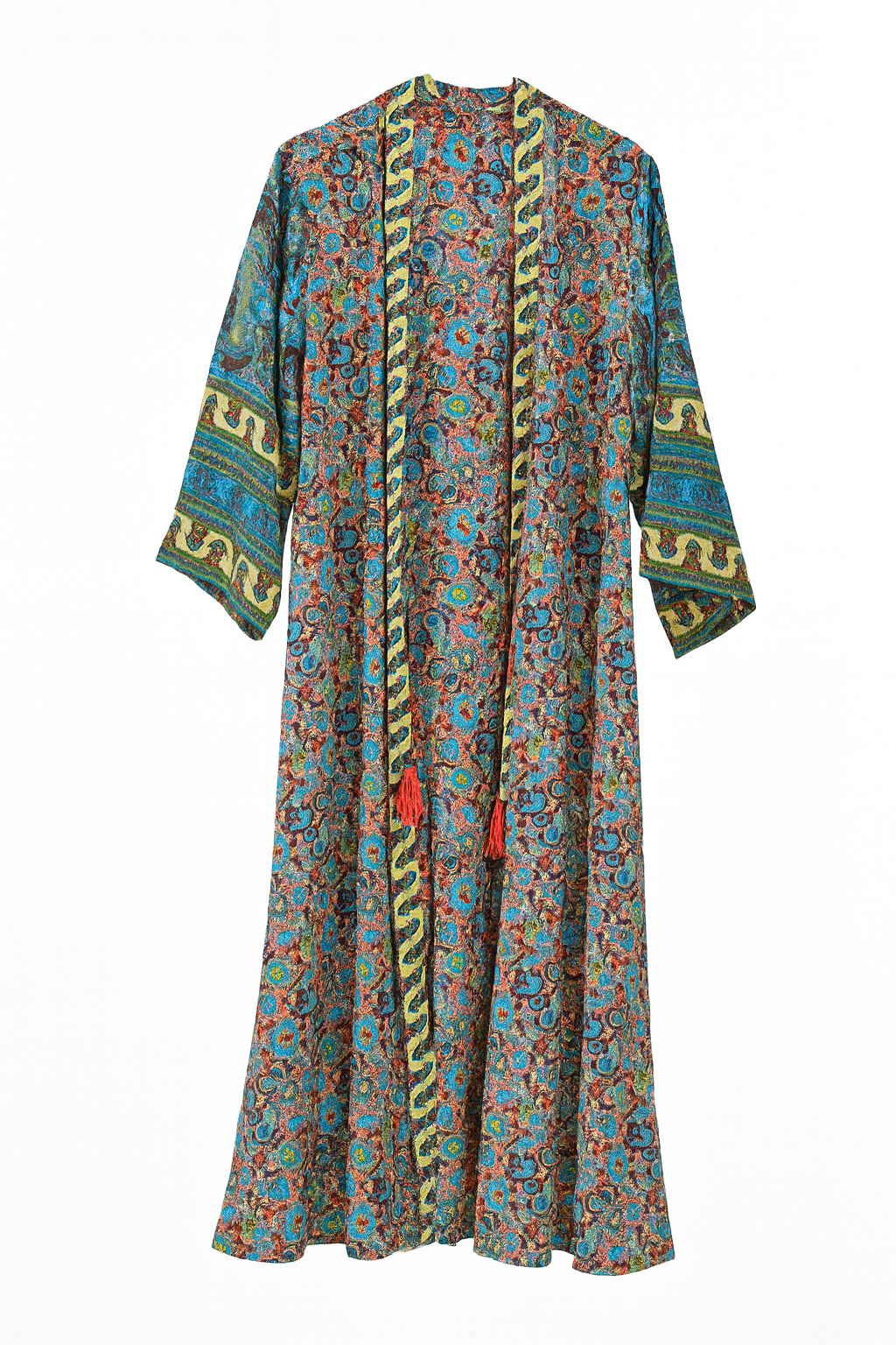 🌸 Vestito Indiano Lungo in Stile Kimono Boho Chic 🌸