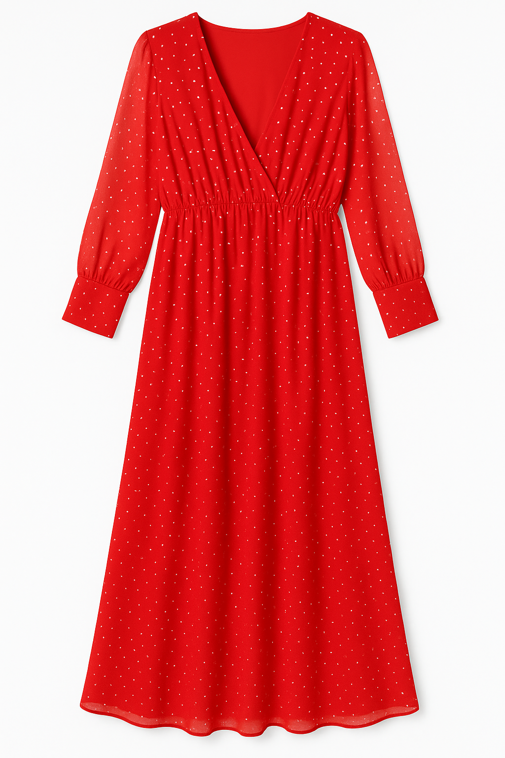 ✨ Abito Rosso a Pois – Eleganza senza tempo ✨