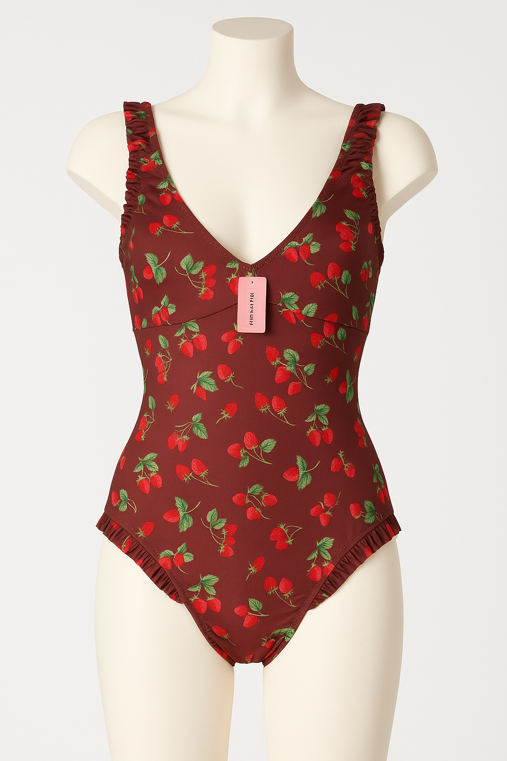 🌸 Costume intero donna a stampa fragole 🌸