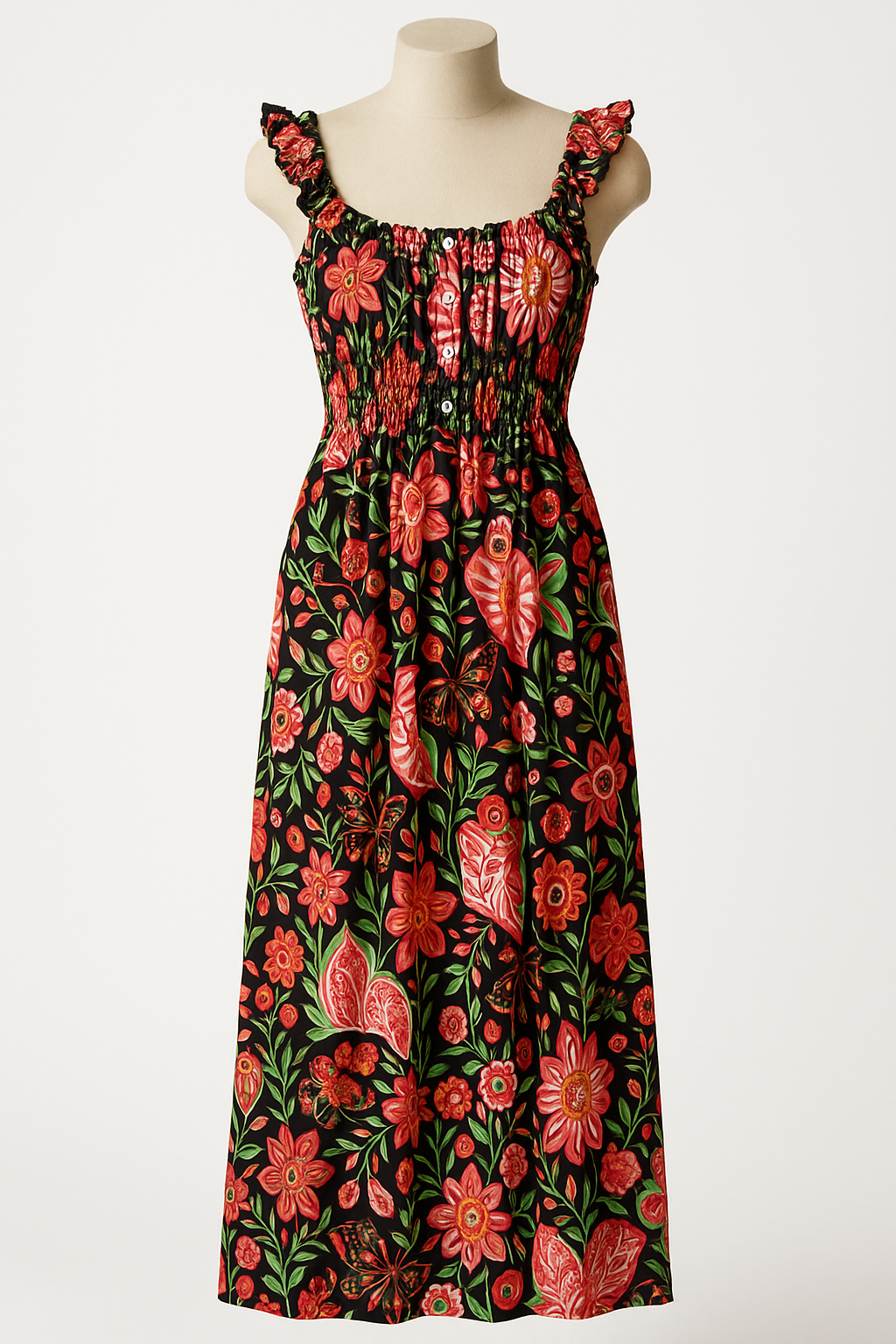 🌸 Abito lungo floreale estivo 🌸