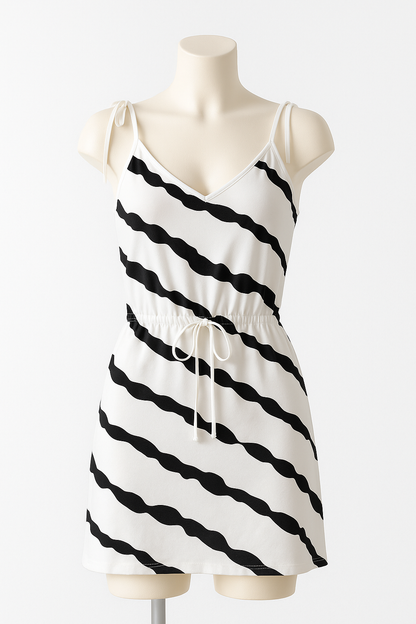 Abito corto leggero da donna, perfetto per l’estate o come copricostume.