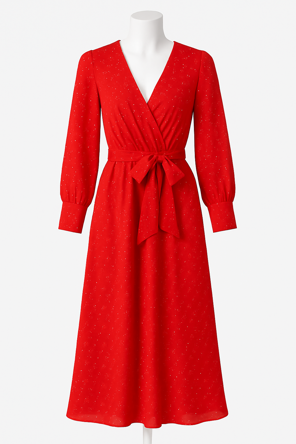 ✨ Abito Rosso a Pois – Eleganza senza tempo ✨